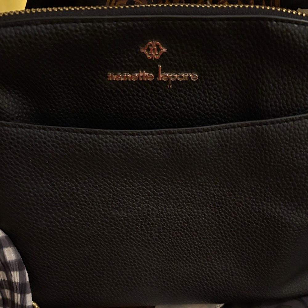 Nanette Lepore Black Leather Bag